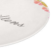 Kleurrijke Waterverf Vaste bloem Snijplank (Hoek)