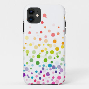 Kleurrijke waterverf verfspatten   Vieringen iPhone 11 Hoesje