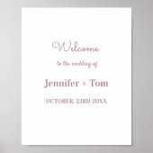 Kleurrijke waterverf voegt jouw naam bewerkbare te poster (Voorkant)