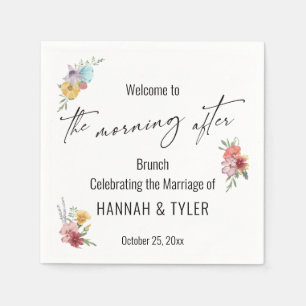 Kleurrijke Waterverf Wilde Bloem De Ochtend Erna Servet