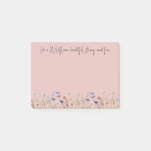 Kleurrijke Waterverf Wilde Bloem Post-it® Notes