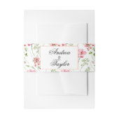 Kleurrijke Waterverf Wildflowers Bruiloft Uitnodigingen Wikkel (Voorkant Voorbeeld)