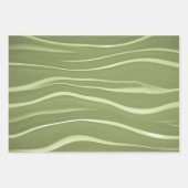 Kleurrijke Wavy Stripes Inpakpapier Vel (Voorkant)