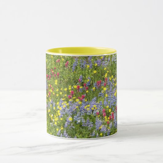 Kleurrijke weide wilde bloemen mok (Midden)