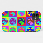 Kleurrijke Wereldbollen Case-Mate iPhone Case (Achterkant (horizontaal))