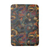 Kleurrijke werveling abstract badmat (Voorkant Verticaal)