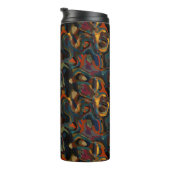Kleurrijke werveling abstract thermosbeker (Geroteerd rechts)