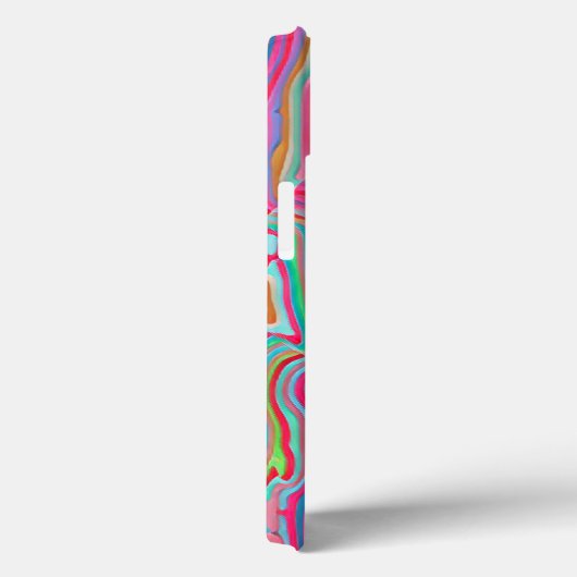 Kleurrijke wervelwind van wervelvloeistof Abstract Case-Mate iPhone Case (Achterkant / Rechts)