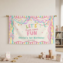 Kleurrijke Whimsical Meisje Verjaardag