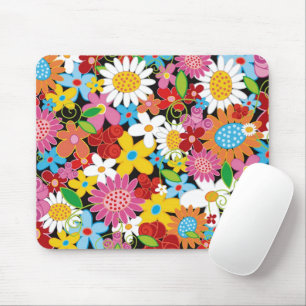 Kleurrijke whisky Spring Flowers Garden Girly Muismat