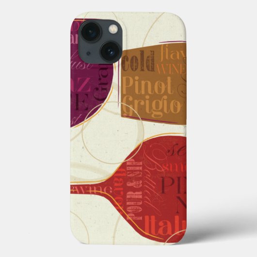 Kleurrijke wijn Case-Mate iPhone case (Achterkant)