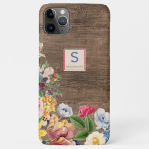 Kleurrijke Wilde Bloemen Bloemstuk Kunst Patroon iPhone 11 Pro Max Hoesje