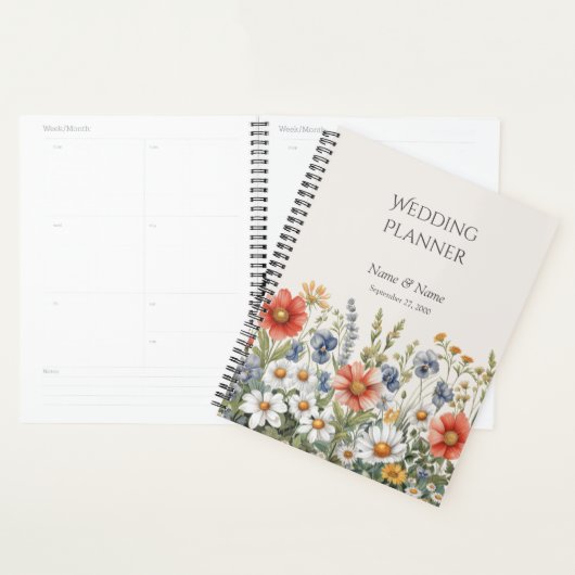 Kleurrijke Wilde Bloemen Planner (Display)