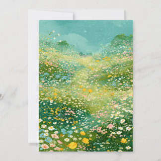 Kleurrijke Wilde Bloemenweiden 3 Kaart