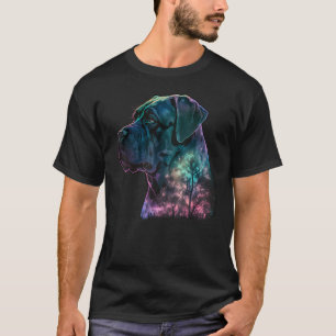 Kleurrijke Wilderness Natuur Cane Corso Reflection T-shirt