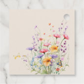 Kleurrijke Wildflower bruiloft dank u geschenk Bedankjes Labels (Achterkant)