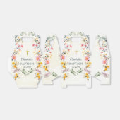 Kleurrijke Wildflower doop Bedankdoosjes (Uitgevouwen)