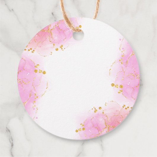 Kleurrijke Wildflower Garden Tea Party Dank u Bedankjes Labels (Achterkant)