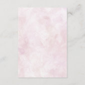 Kleurrijke Wildflower Spring Informatiekaartje (Achterkant)