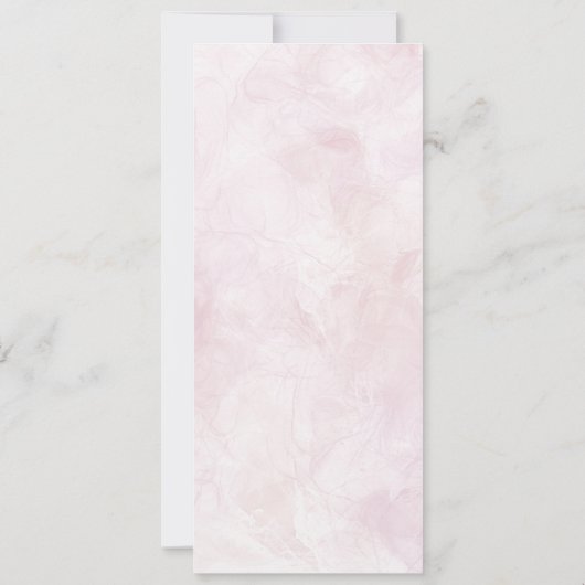 Kleurrijke Wildflower Spring Menu Kaart (Achterkant)