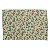 Kleurrijke Winter Pinecone Branches Kussensloop (Voorkant)