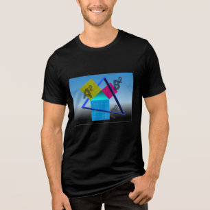 Kleurrijke Wiskunde Tri-Blend Shirt