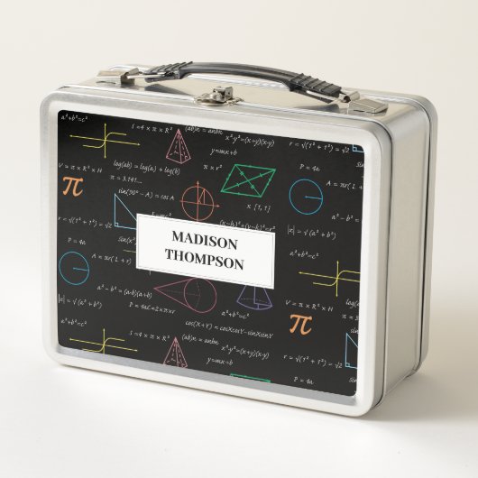 Kleurrijke wiskundige vergelijkingen Wiskunden (Voorkant)