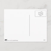 Kleurrijke  witte kerstagel kaart (Achterkant)