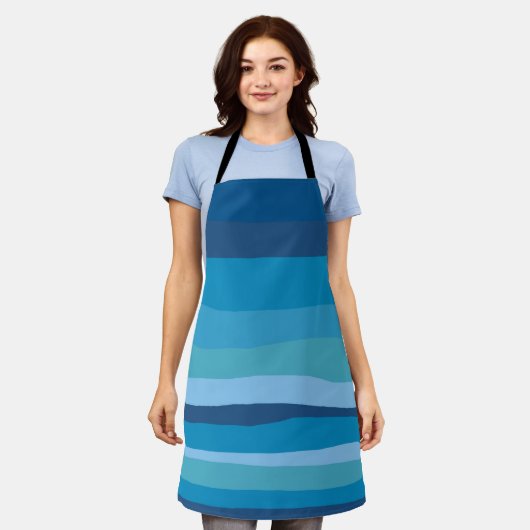 Kleurrijke woestijn7 schort (Gedragen)