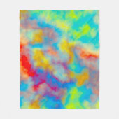 Kleurrijke wolken fleece deken (Voorkant)