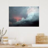 Kleurrijke wolken poster (Keuken)