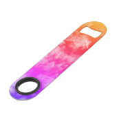 Kleurrijke wolken - speed flessenopener (Achterkant Gekanteld)