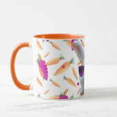 Kleurrijke Wortelen en Whimsical Bunny Mok (Links)