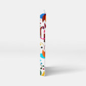 Kleurrijke Yoga voor de zomer iPhone Hoesje (Rechterkant)