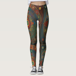 Kleurrijke yogabroek leggings