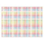 Kleurrijke zachte gingham patroon tafelkleed (Voorkant (Horizontaal))