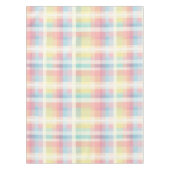 Kleurrijke zachte gingham patroon tafelkleed (Voorkant)