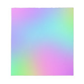 Kleurrijke zachte gradiënt notitieblok (Voorkant)