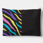 Kleurrijke Zebra Stripes Patroon Accessoire Pouch Etui (Achterkant)