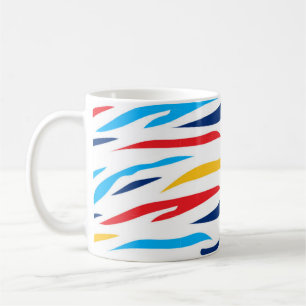 Kleurrijke Zebrastripes Koffiemok