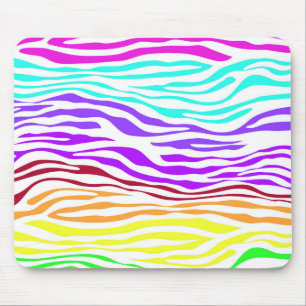 Kleurrijke Zebrastripes Muismat