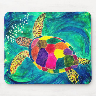 Kleurrijke Zee Turtle Muismat