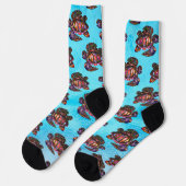 Kleurrijke Zee Turtle Socks Sokken (Links)