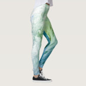 Kleurrijke Zee Waves Leggings (Rechts)