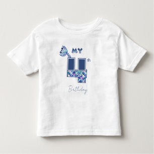 Kleurrijke Zeemeermin Schalen Kleine Meisjes 4e Ve Kinder Shirts