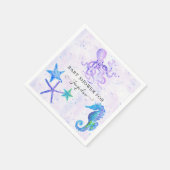 Kleurrijke Zeesterren Zeepaardoctopus Baby Servet (Hoek)