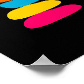 Kleurrijke zen balans stenen poster (Hoek)