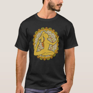 Kleurrijke Zen Boeddhistische Yogi Spirituele Medi T-shirt
