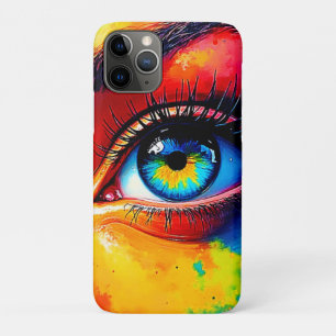Kleurrijke Ziel Kleurrijk Oog Schildering iPhone 11 Pro Hoesje