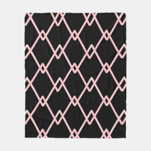 Kleurrijke zigzag gestreepte patroonachtergrond. I Fleece Deken